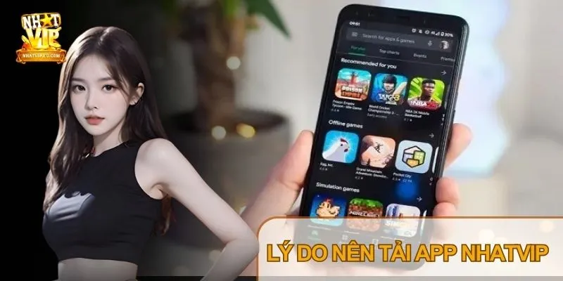 Giao diện app Nhatvip trên thiết bị di động