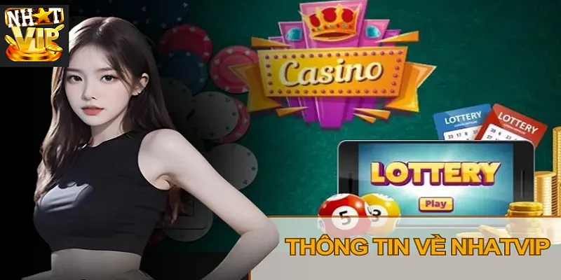 Giao diện Nhatvip với các nhóm nội dung giải trí trực tuyến